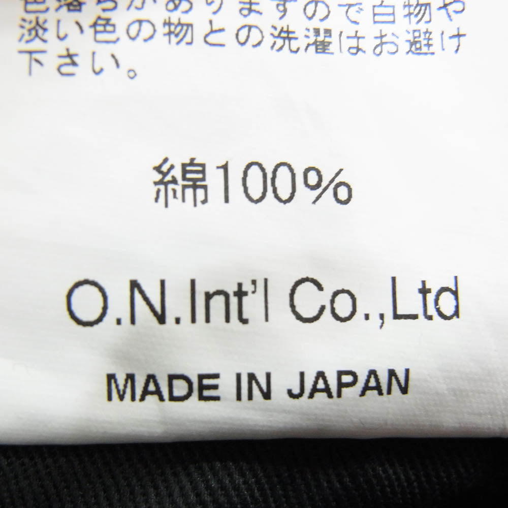 ONI DENIM 鬼デニム ONI288ZR-BKBK 20oz シークレット ブラック デニム パンツ ブラック系 32【中古】