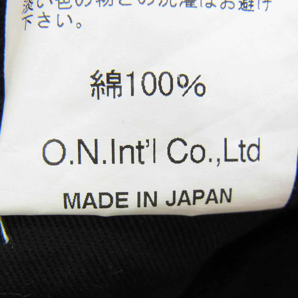 ONI DENIM 鬼デニム ONI288ZR-BKBK 20oz シークレット ブラック デニム パンツ ブラック系 36【中古】