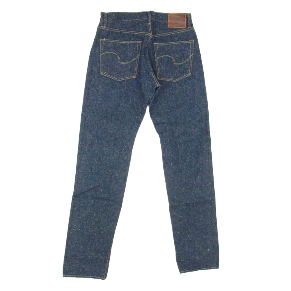 ONI DENIM 鬼デニム ONI-246-CCD 15oz クラッシュド コンクリート デニム パンツ インディゴブルー系 32【美品】【中古】