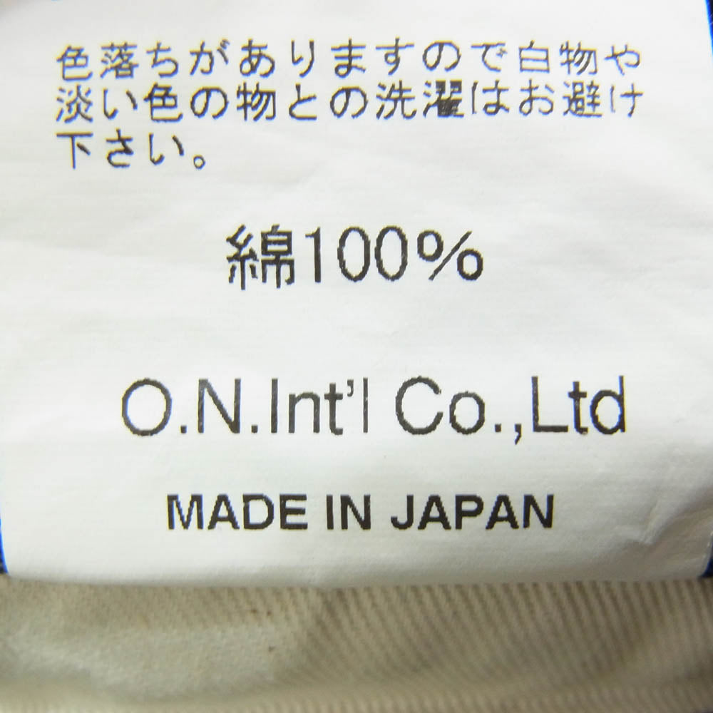 ONI DENIM 鬼デニム ONI-246-CCD 15oz クラッシュド コンクリート デニム パンツ インディゴブルー系 32【美品】【中古】