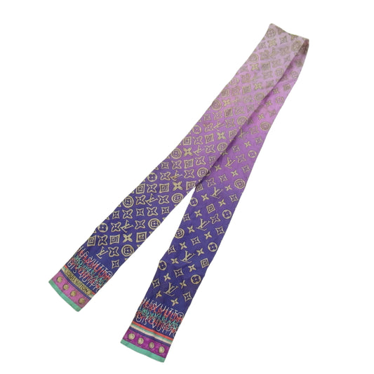 LOUIS VUITTON ルイ・ヴィトン バンドー モノグラム マップ スカーフ マルチカラー系【中古】