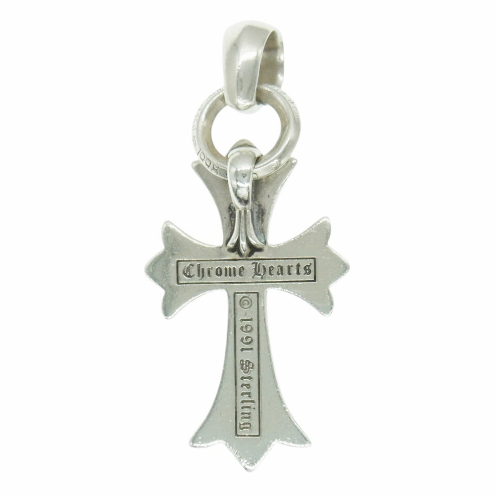 CHROME HEARTS クロムハーツ（原本無） CH CRS SML W BALE スモール CHクロス Wベイル ペンダントトップ シルバー系【中古】