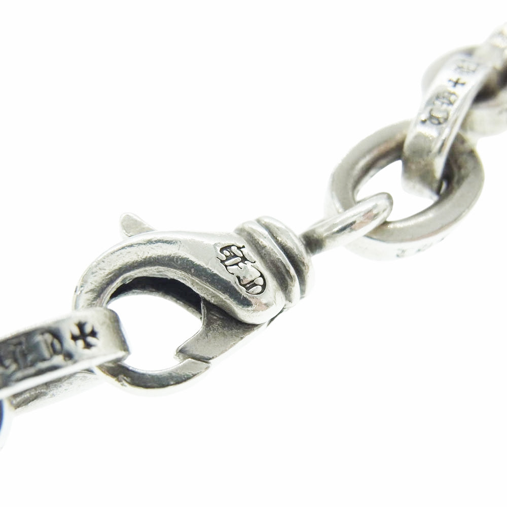 CHROME HEARTS クロムハーツ（原本無） 8inch LARGE PAPER CHN ラージペーパーチェーン 8インチ ブレスレット シルバー系【中古】