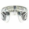 CHROME HEARTS クロムハーツ（原本無） SM SCROLL LABEL スモール スクロールラベル リング シルバー系 13号【中古】