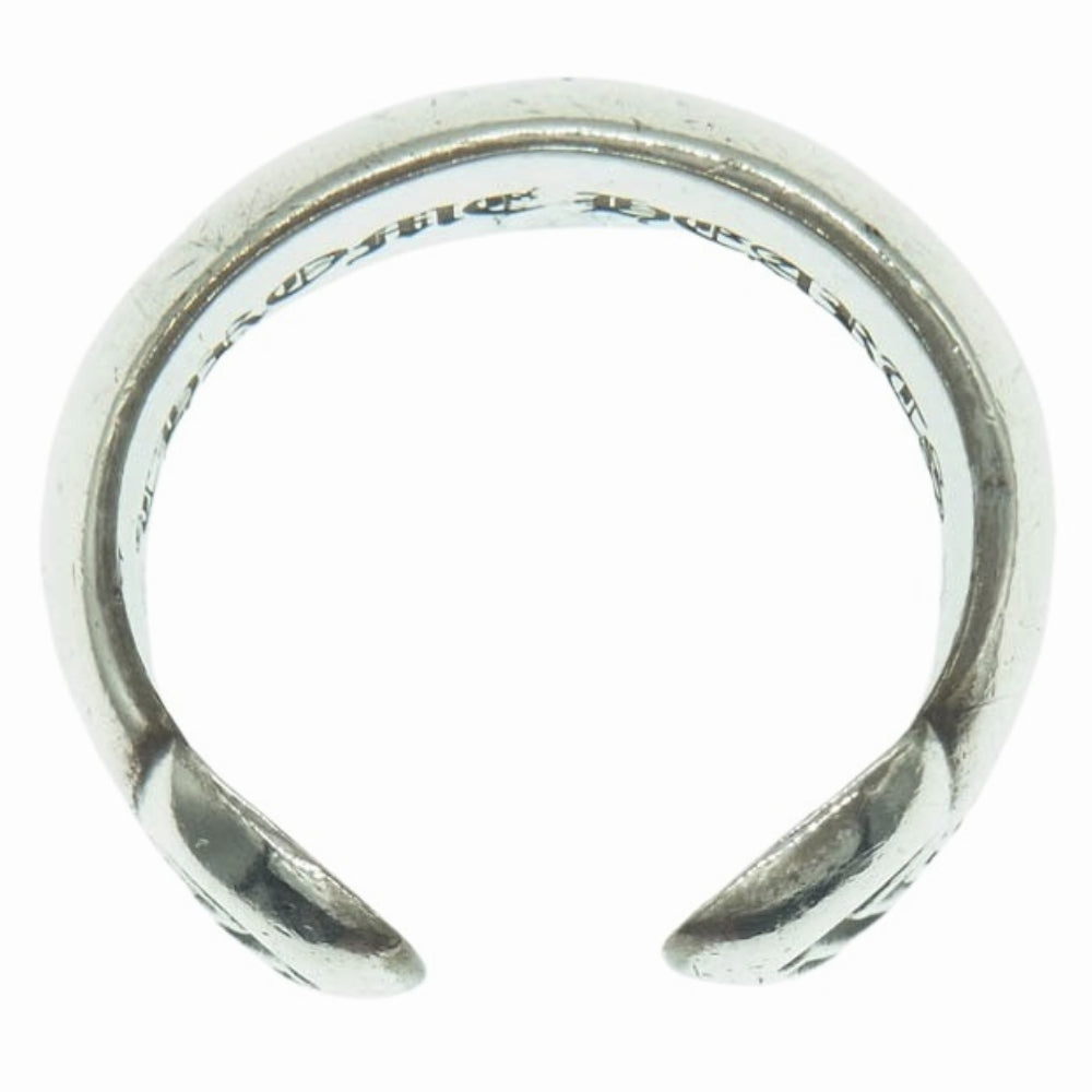 CHROME HEARTS クロムハーツ（原本無） SM SCROLL LABEL スモール スクロールラベル リング シルバー系 13号【中古】