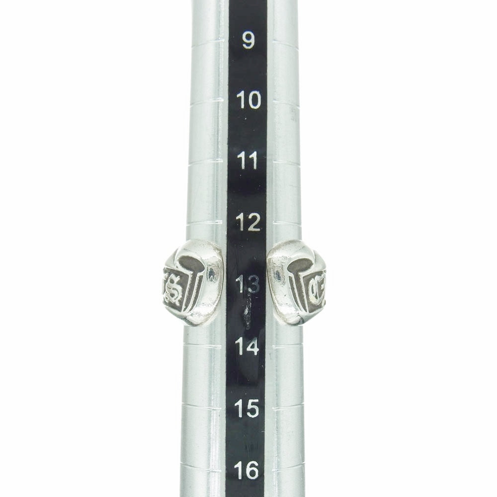 CHROME HEARTS クロムハーツ（原本無） SM SCROLL LABEL スモール スクロールラベル リング シルバー系 13号【中古】