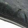 CHROME HEARTS クロムハーツ（原本無） REC F ZIP/QUILTED キルティング スクロールラベル ダガージップ クロスパッチ レザー ウォレット 財布 サイフ ブラック系【中古】