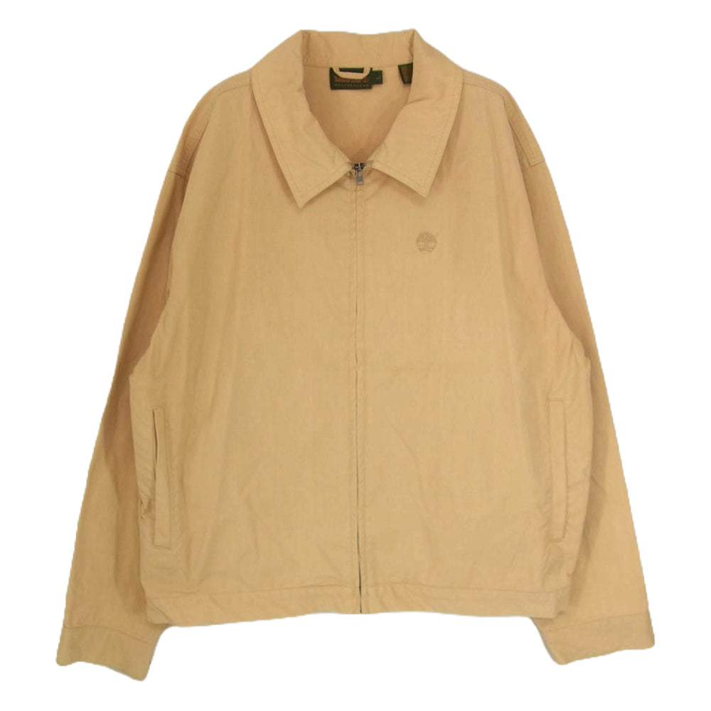 Timberland ティンバーランド フロント ジップ ワーク ジャケット ブラウン系 L【中古】
