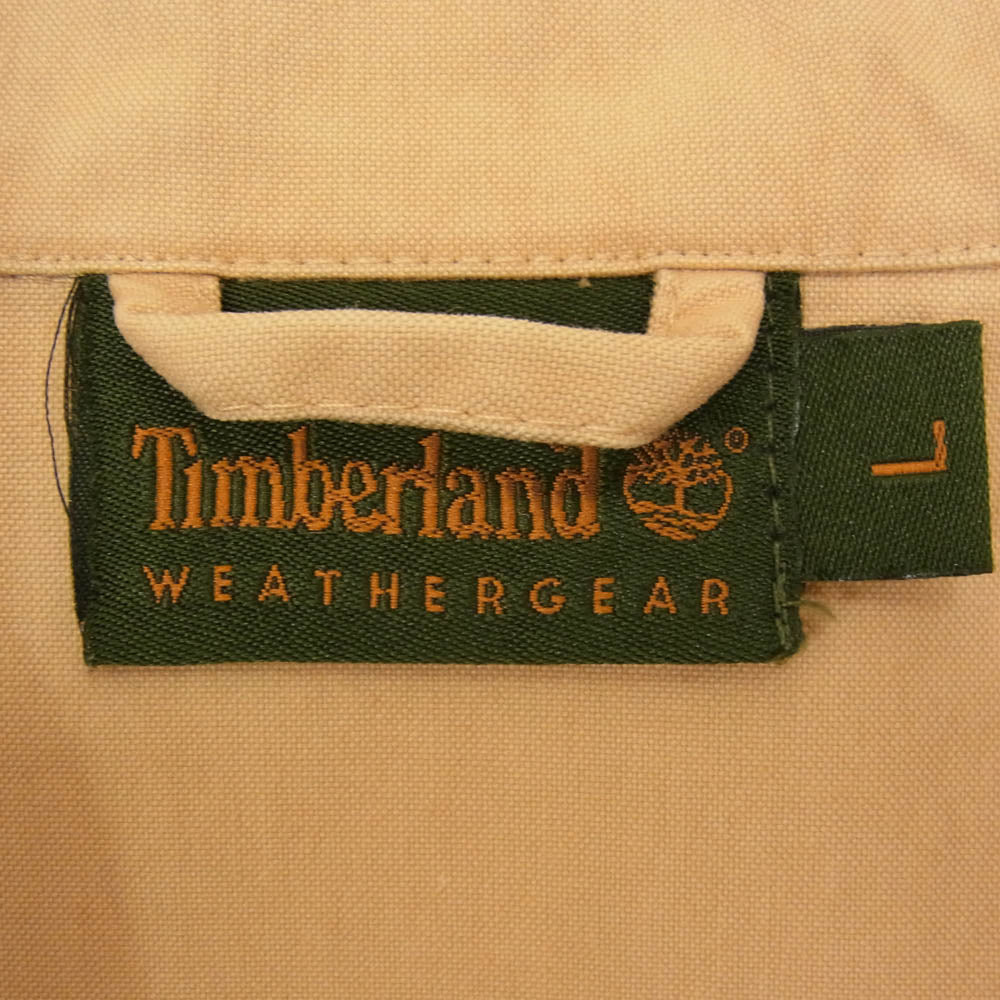 Timberland ティンバーランド フロント ジップ ワーク ジャケット ブラウン系 L【中古】