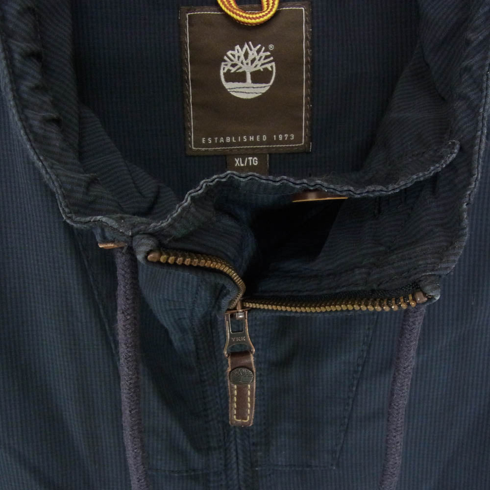 Timberland ティンバーランド 32650 ジップアップ ブルゾン ジャケット ネイビー系 XL【中古】