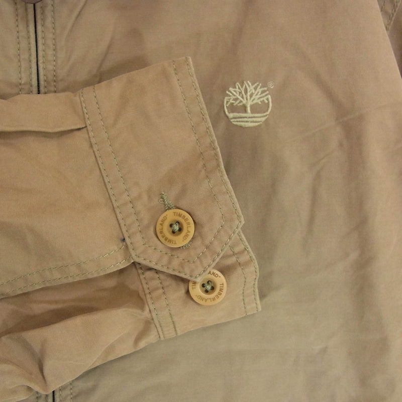 ティンバーランド　 ジップアップブルゾンジャケット　メンズL　ロゴ刺繍　防寒 Timberland ティンバーランド ジップアップ ロゴ刺繍 スイング