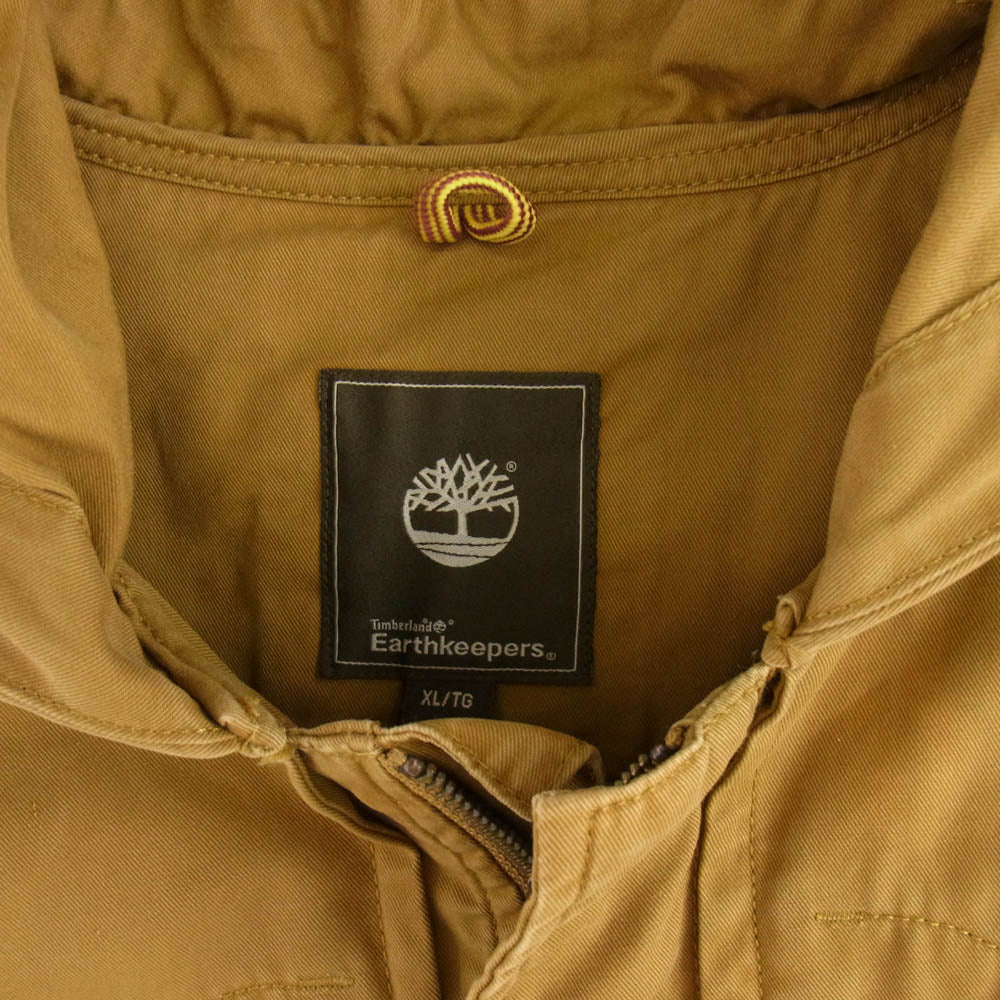 Timberland ティンバーランド 1908J Earthkeepers アースキーパーズ フーディ ダッフルコート ライトブラウン系 XL【中古】