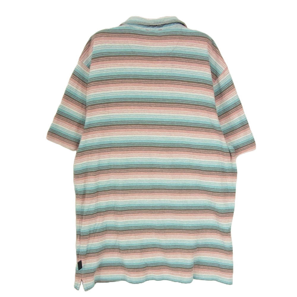 patagonia パタゴニア 19SS 52770 Trail Harbor Polo トレイル ハーバー ボーダー 半袖 ポロシャツ マルチカラー系 S【中古】