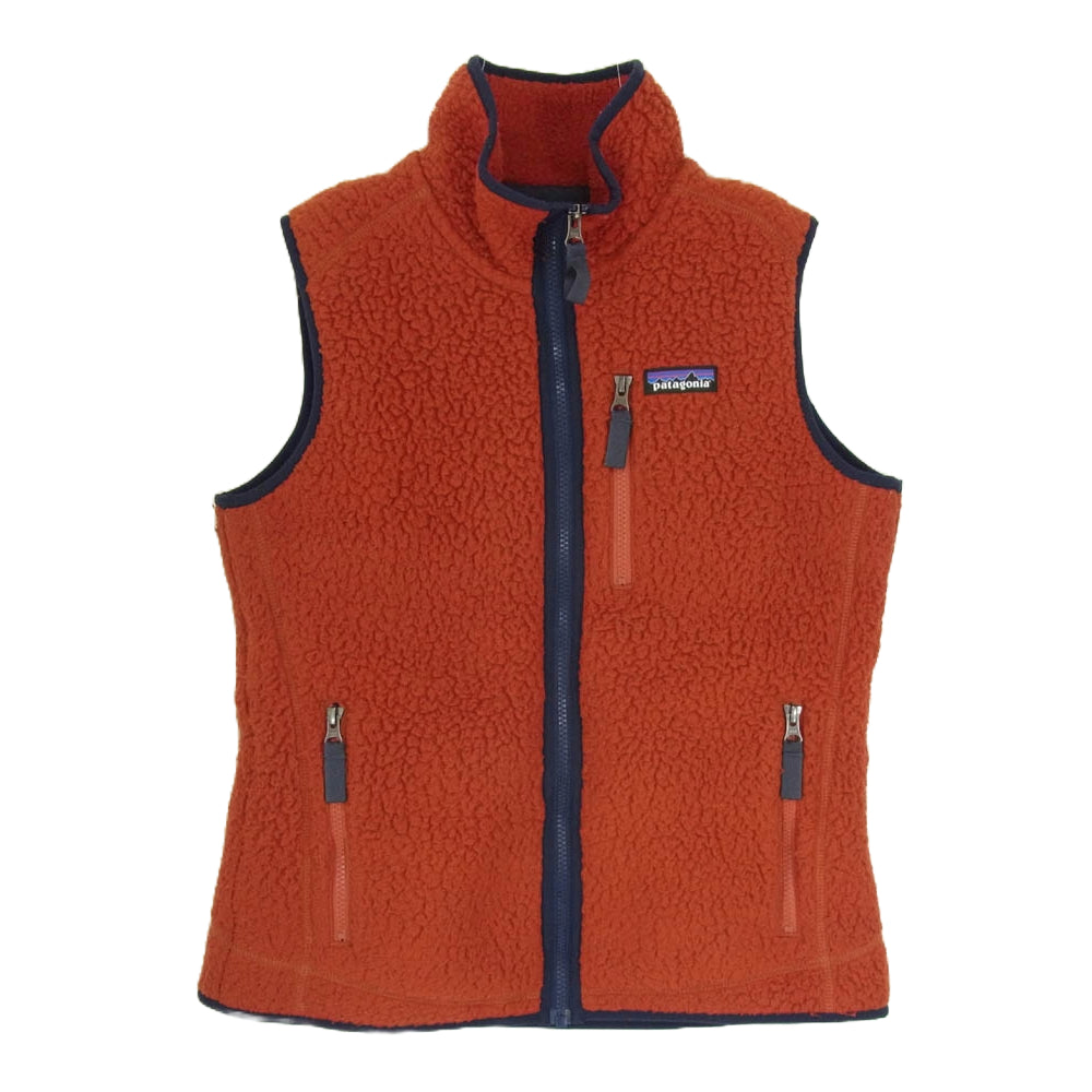 patagonia パタゴニア 22825 Retro Pile Vest レトロ パイル ベスト ジャケット レッド系 S【中古】