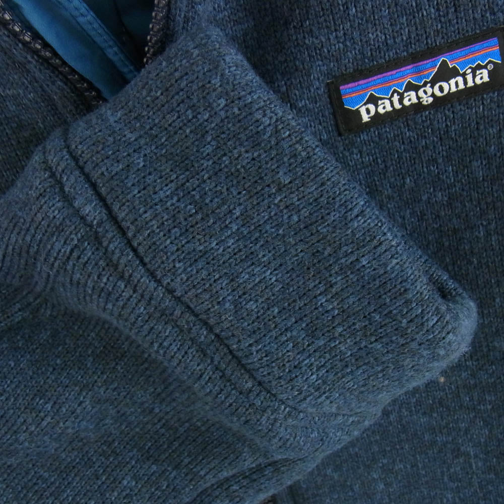 patagonia パタゴニア 25821 INSULATED BETTER SWEATER HOODY インサレーテッド ベターセーター フーディ ジップパーカー 裏地キルティング ネイビー系 M【中古】