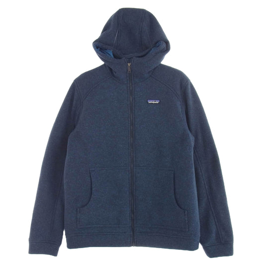 patagonia パタゴニア 25821 INSULATED BETTER SWEATER HOODY インサレーテッド ベターセーター フーディ ジップパーカー 裏地キルティング ネイビー系 M【中古】