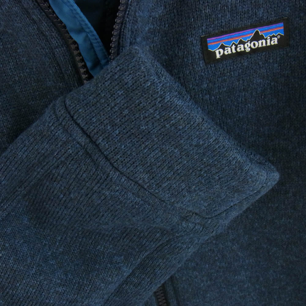 patagonia パタゴニア 25821 INSULATED BETTER SWEATER HOODY インサレーテッド ベターセーター フーディ ジップパーカー 裏地キルティング ネイビー系 M【中古】