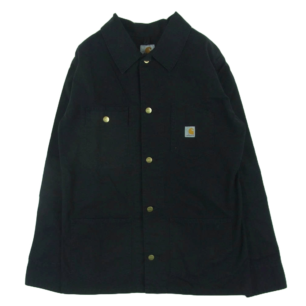 Carhartt カーハート ACE-04098 コットン カバーオール ジャケット 中国製 ブラック系 M【中古】
