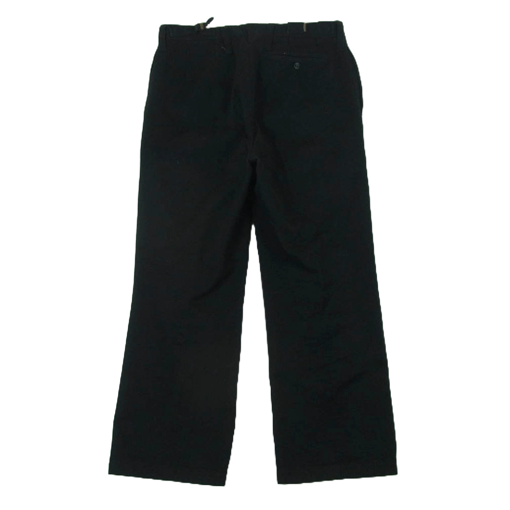 オーベルジュ ボタンダウン ストレート デニム パンツ 日本製 ブラック系 44【中古】