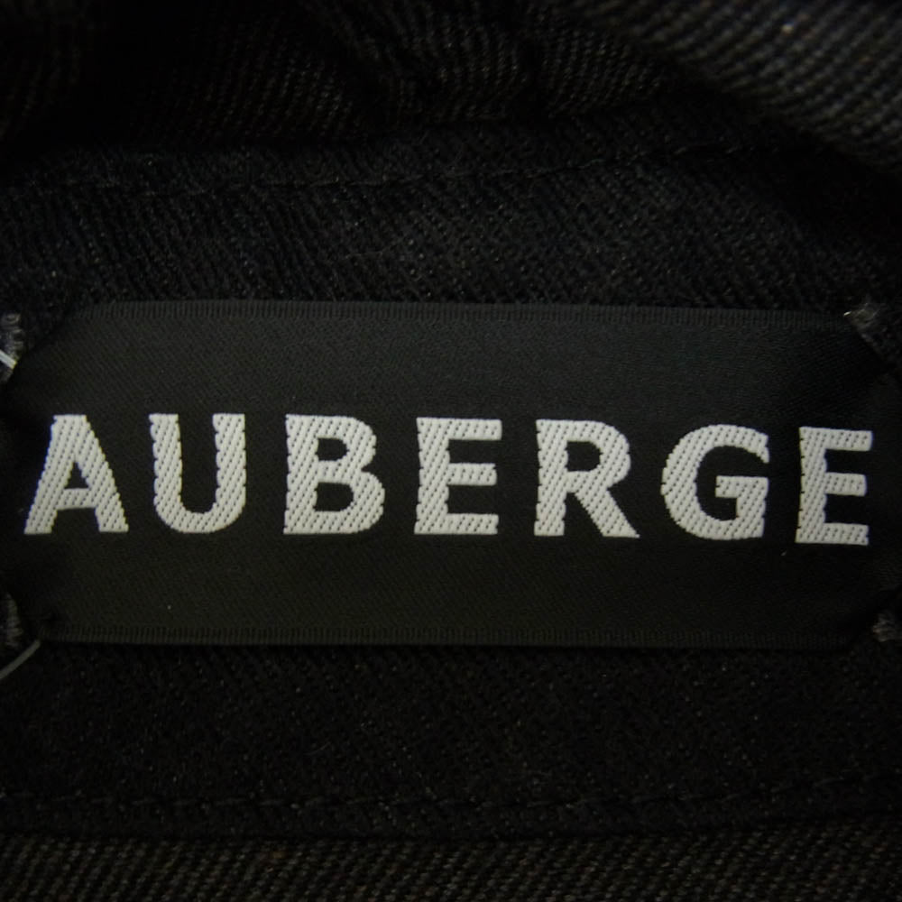 オーベルジュ LAURENCE ローレンス デニム ミリタリーパーカー ブラック系 44【中古】