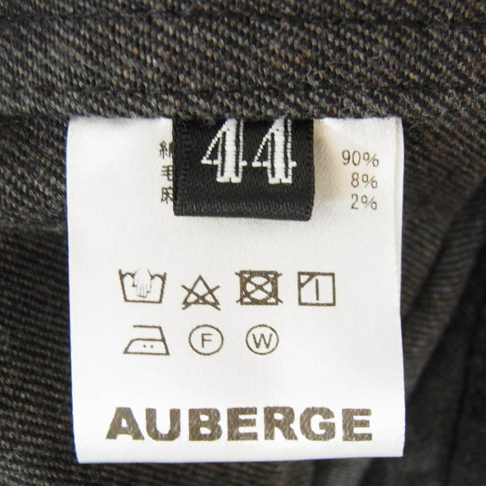 オーベルジュ LAURENCE ローレンス デニム ミリタリーパーカー ブラック系 44【中古】