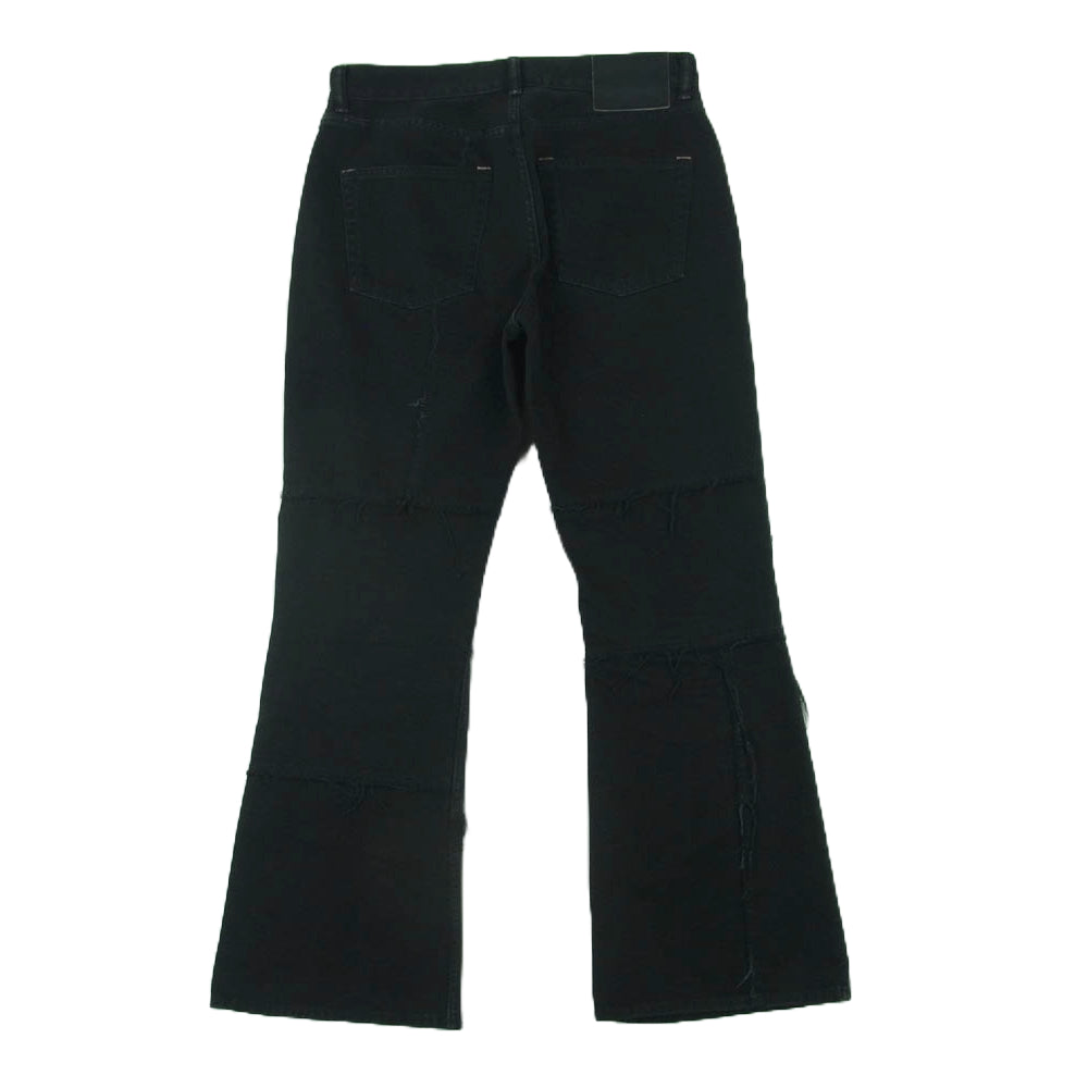 ACNE STUDIOS アクネストゥディオズ B00289 1992M Cross Roads Patchwork Regular Fit Jeans パッチワーク レギュラーフィット デニム パンツ ブラック系 EUR 32 30【中古】