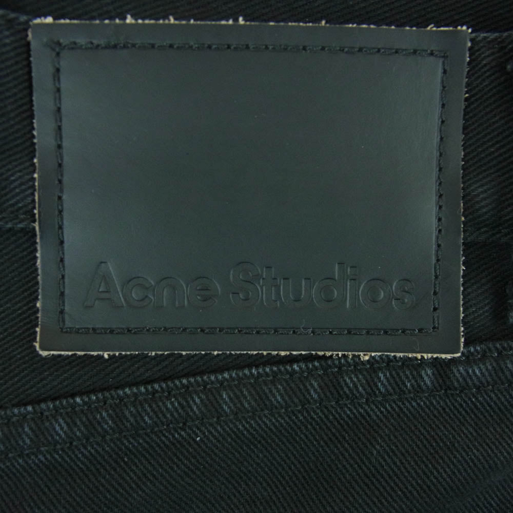 ACNE STUDIOS アクネストゥディオズ B00289 1992M Cross Roads Patchwork Regular Fit Jeans パッチワーク レギュラーフィット デニム パンツ ブラック系 EUR 32 30【中古】