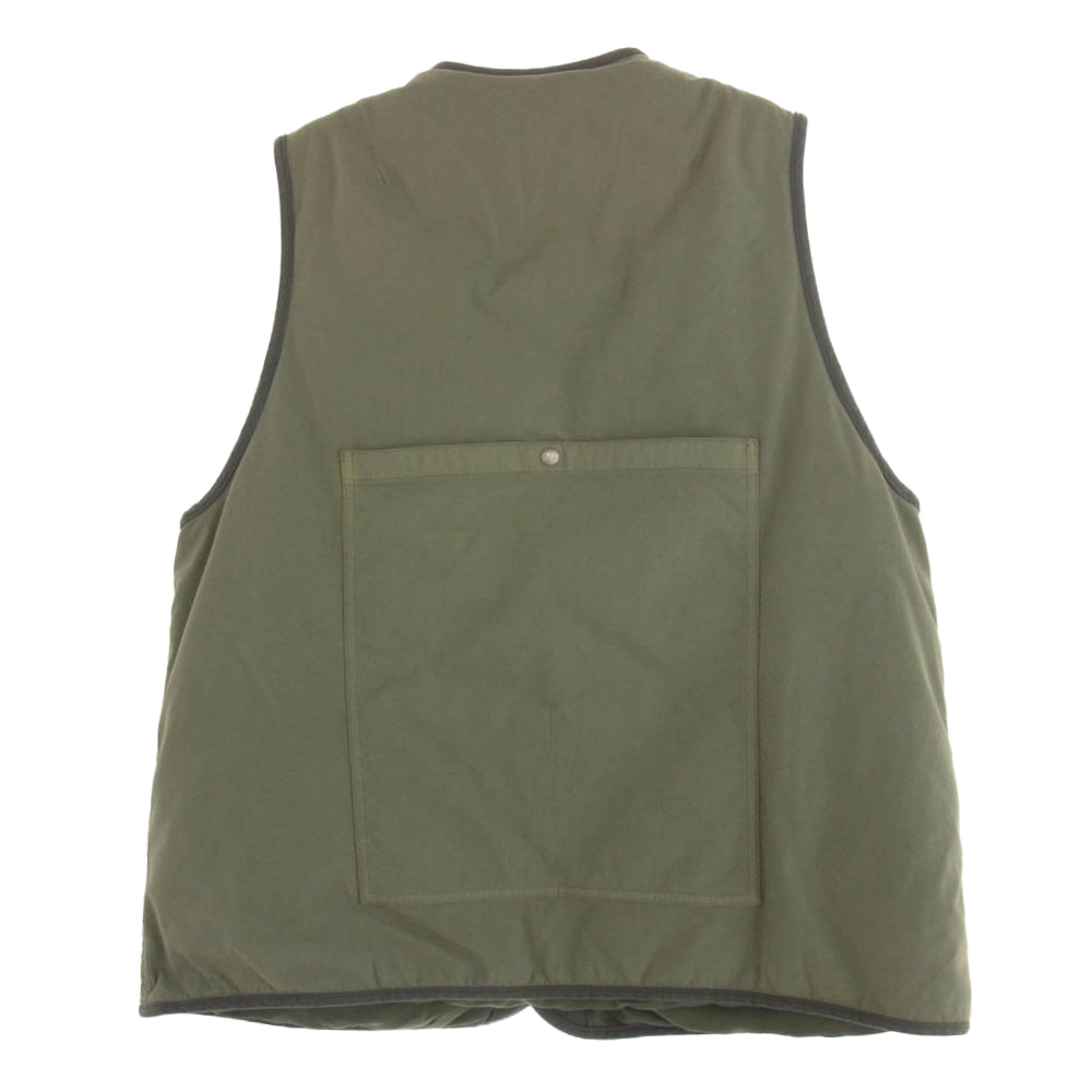VISVIM ビズビム 22SS 122105013005 COVEY DOWN VEST ガーメントダイ ダウン ベスト カーキ系 3【中古】