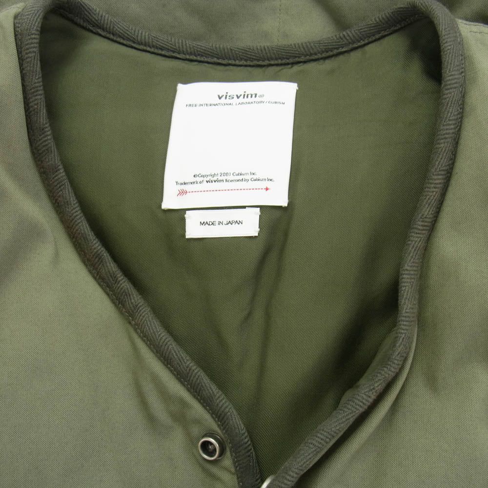 VISVIM ビズビム 22SS 122105013005 COVEY DOWN VEST ガーメントダイ ダウン ベスト カーキ系 3【中古】