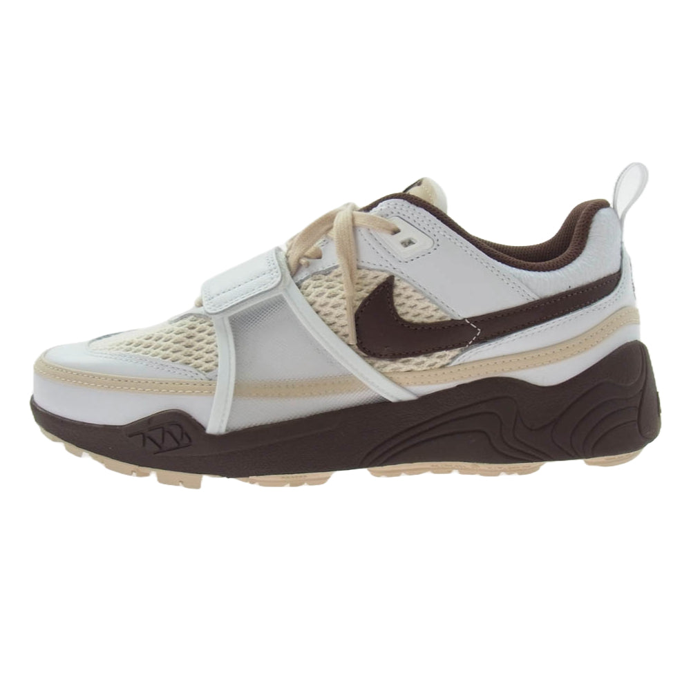 NIKE ナイキ HQ3073-100 Travis Scott Zoom Field Jaxx White and Light Chocolate トラヴィス スコット ズーム フィールド ジャックス ホワイト アンド ライト チョコレート ホワイト系 ブラウン系 28cm【極上美品】【中古】