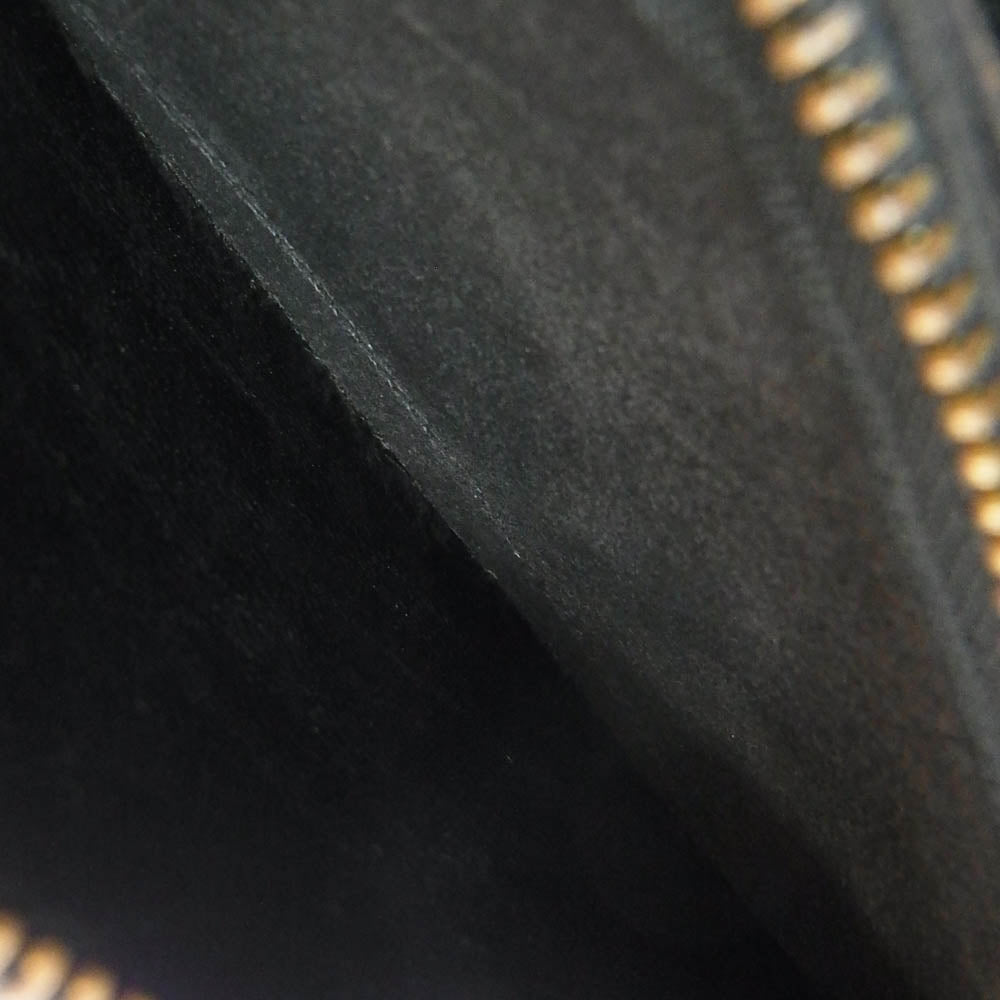 GABOR ガボール Gaboratory ガボラトリー マリア ギャランティ付属 PLAIN BIKER'S WALLET スカルTバー付き プレーン バイカーズ レザー ウォレット ブラック系【中古】