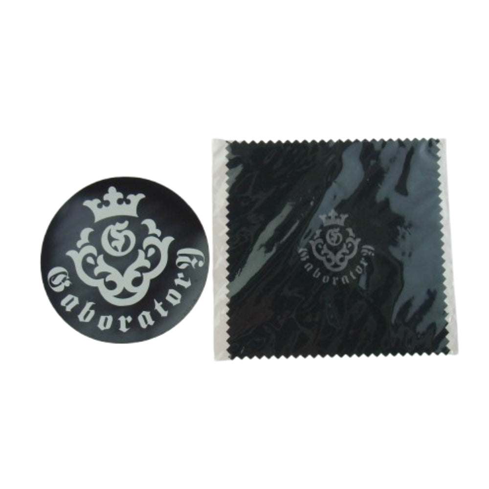 GABOR ガボール Gaboratory ガボラトリー マリア ギャランティ付属 PLAIN BIKER'S WALLET スカルTバー付き プレーン バイカーズ レザー ウォレット ブラック系【中古】