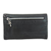 CHROME HEARTS クロムハーツ（原本無） WAVE ウェーブウォレット クロスボールボタン ソフトレザー 長財布 ブラック系【中古】