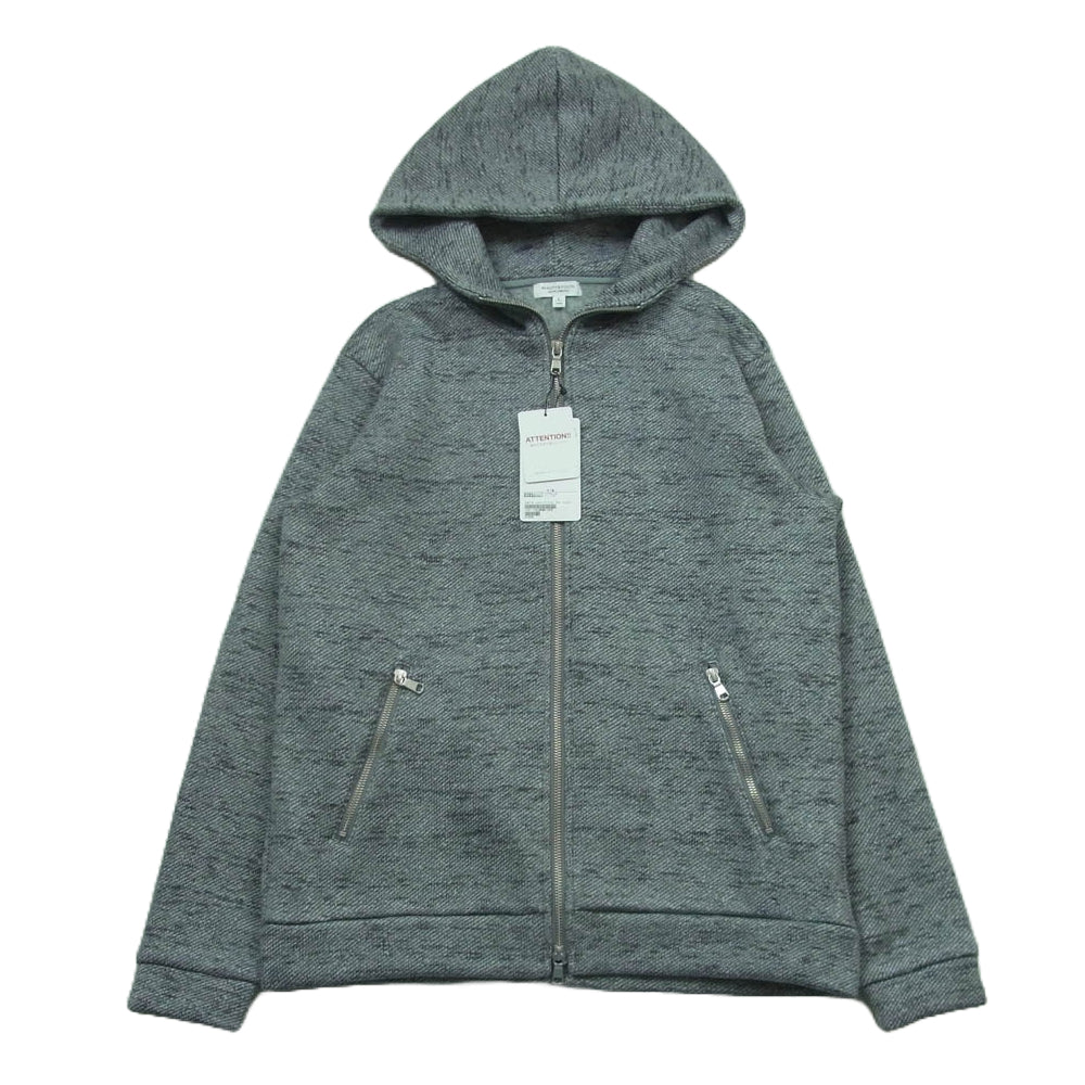 UNITED ARROWS ユナイテッドアローズ 1227-105-0648-1570 BEAUTY&YOUTH セーターフリース ジップ パーカー グレー系 L【極上美品】【中古】