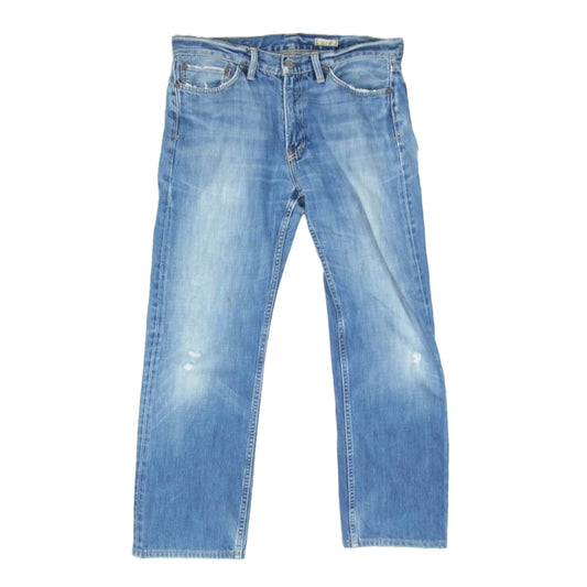 POLO RALPH LAUREN ポロ・ラルフローレン PP-RL-HM0251 Classic 867 セルビッチ ダメージ ストレート デニムパンツ インディゴブルー系 32【中古】