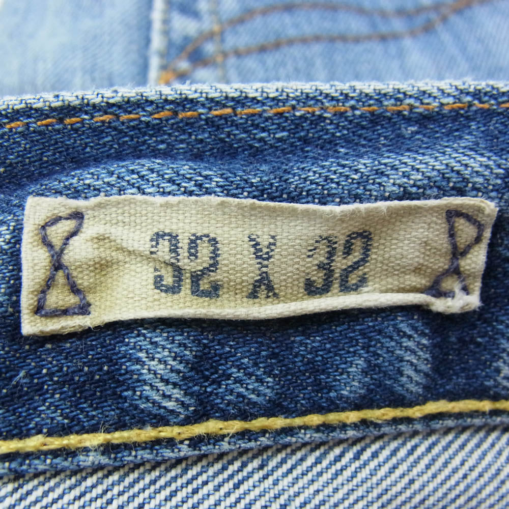 POLO RALPH LAUREN ポロ・ラルフローレン PP-RL-HM0251 Classic 867 セルビッチ ダメージ ストレート デニムパンツ インディゴブルー系 32【中古】