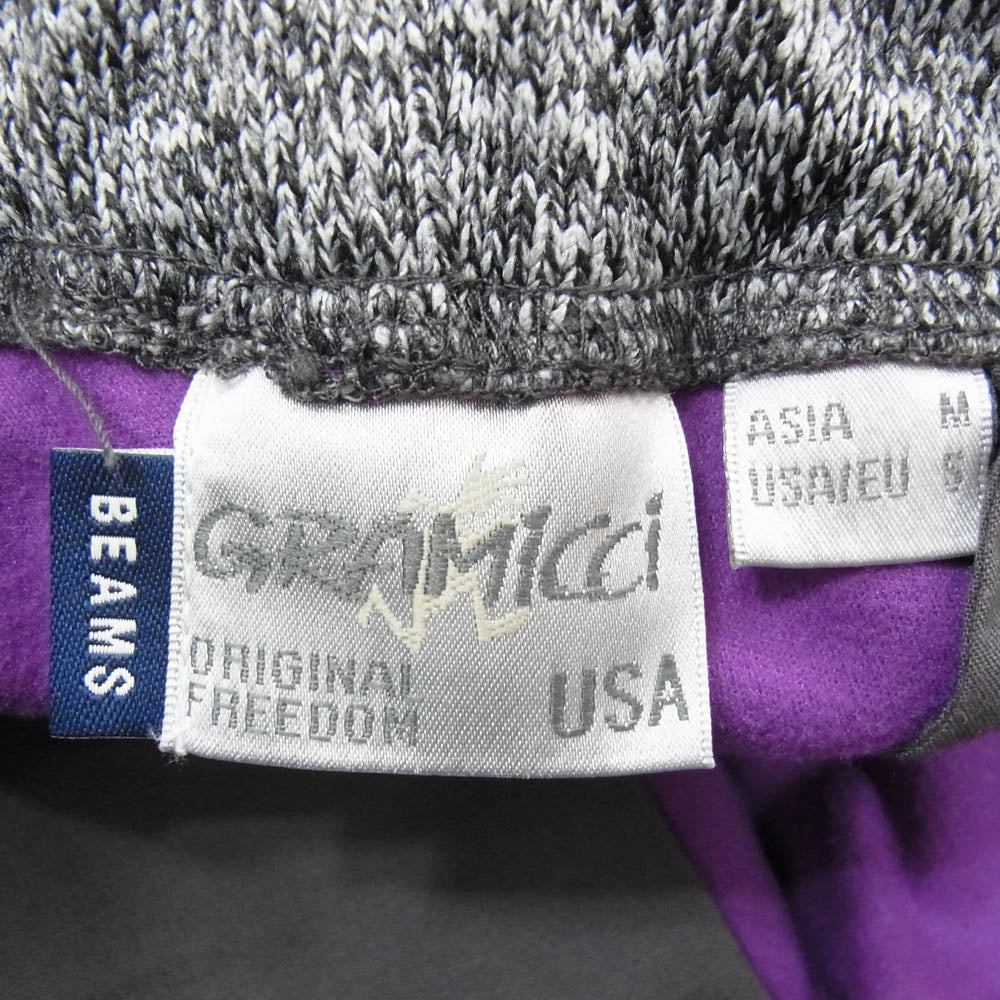 Gramicci グラミチ GMP-19F1180 × BEAMS ビームス フリースナローパンツ ブラック系 M【中古】