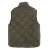 Barbour バブアー D1600 NEWFOUNDLAND QUILT GILET キルティング ジップアップ ベスト 中綿 カーキ系 M【中古】