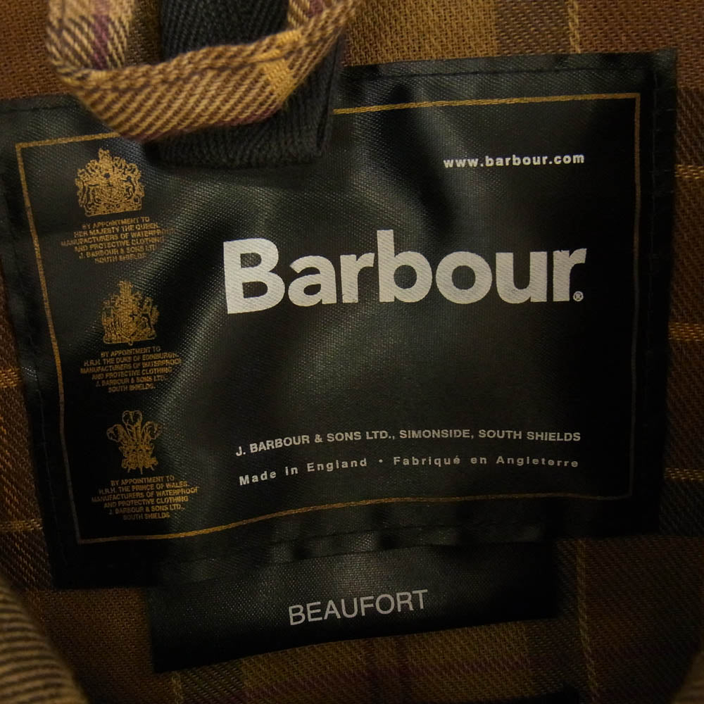 Barbour バブアー 英国製 BEAUFORT ビューフォート オイルドジャケット ブラウン ブラウン系 M【中古】