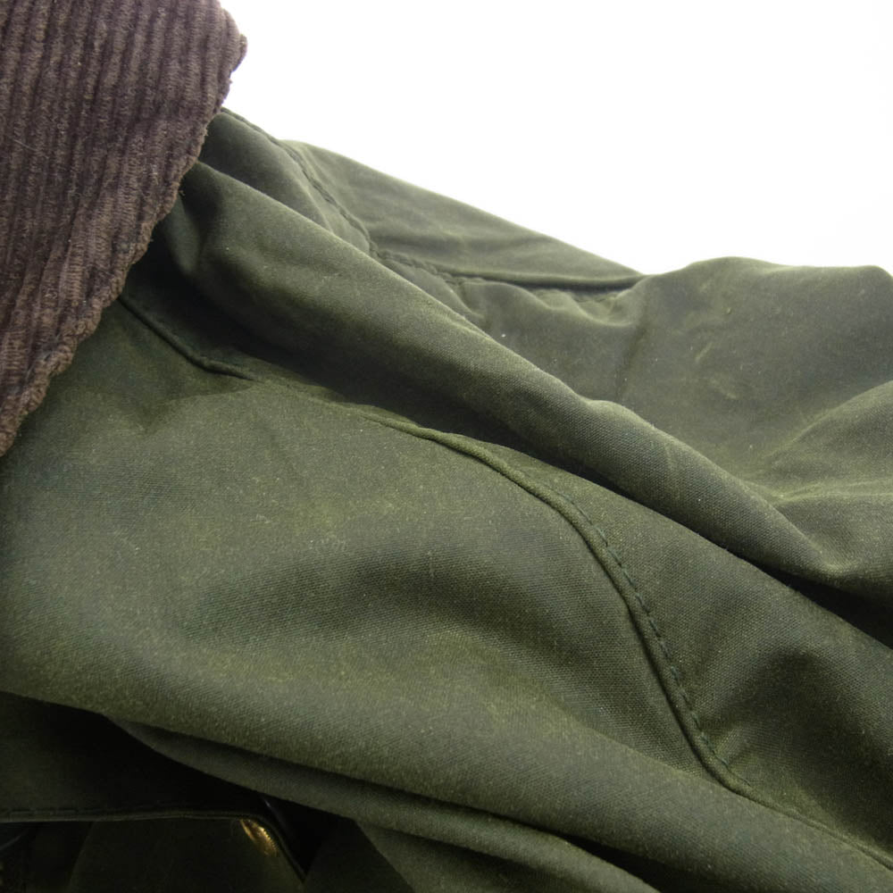 Barbour バブアー A150 英国製 90's BEAUFORT ビューフォート オイルドジャケット オリーブ カーキ系 C42/107CM【中古】