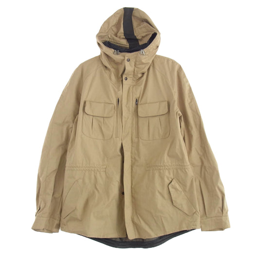 Barbour バブアー TOKITO 別注 SUMMER BICYCLE JACKET 裏地チェック柄 サマー バイシクル ジャケット ライトブラウン系 XXL【中古】