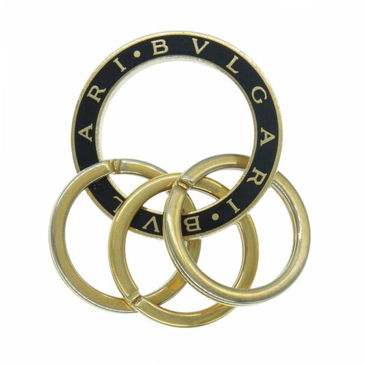 BVLGARI ブルガリ ブルガリブルガリ キーリング キーホルダー ゴールド系【中古】
