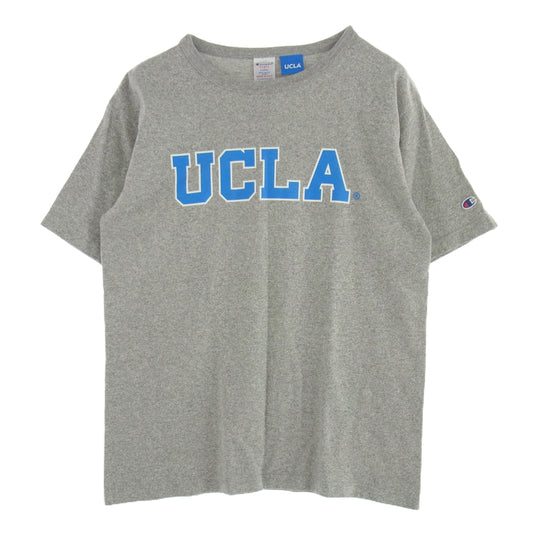 Champion チャンピオン T1011 MADE IN USA UCLA カレッジ ロゴ 半袖 Tシャツ グレー系 L【中古】