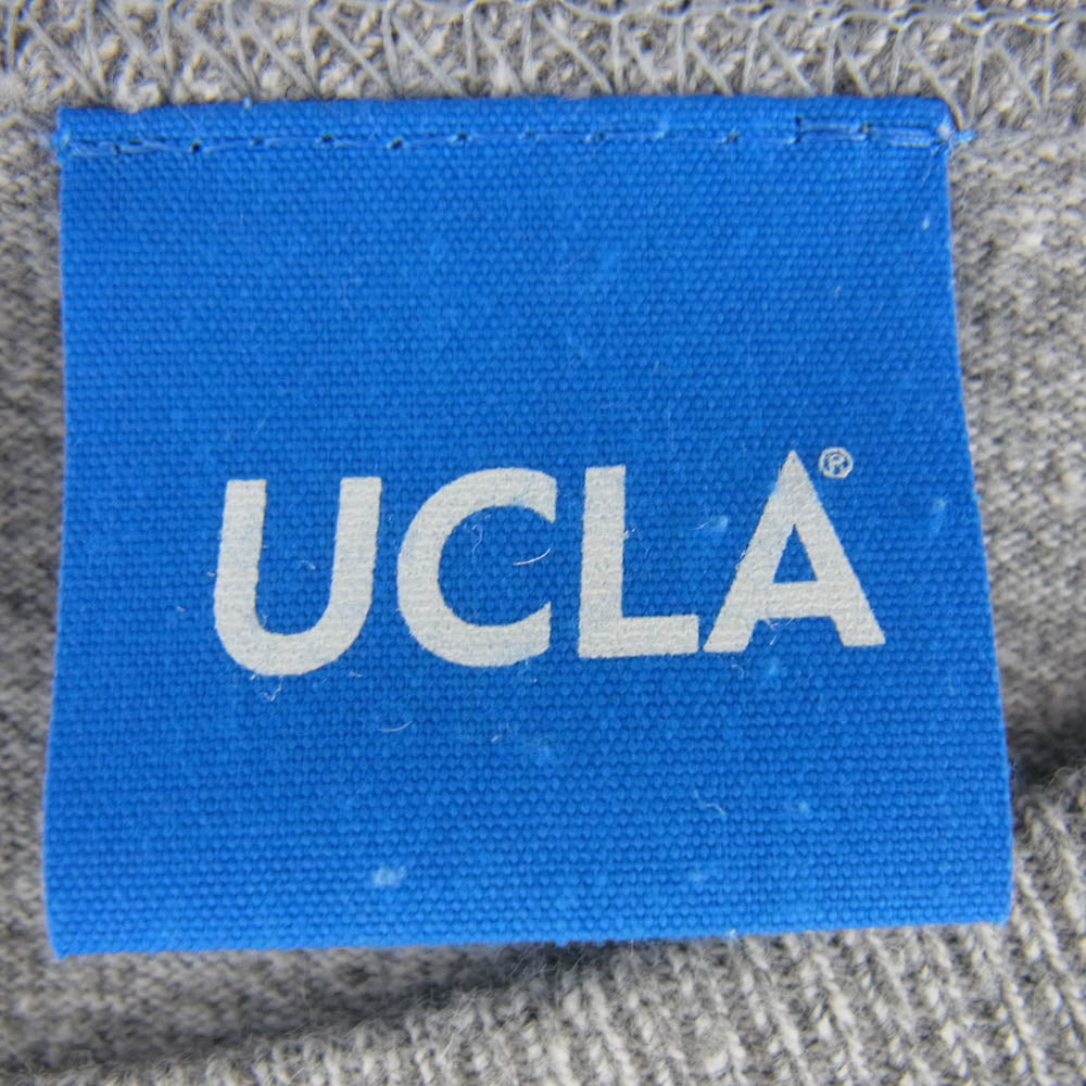 Champion チャンピオン T1011 MADE IN USA UCLA カレッジ ロゴ 半袖 Tシャツ グレー系 L【中古】