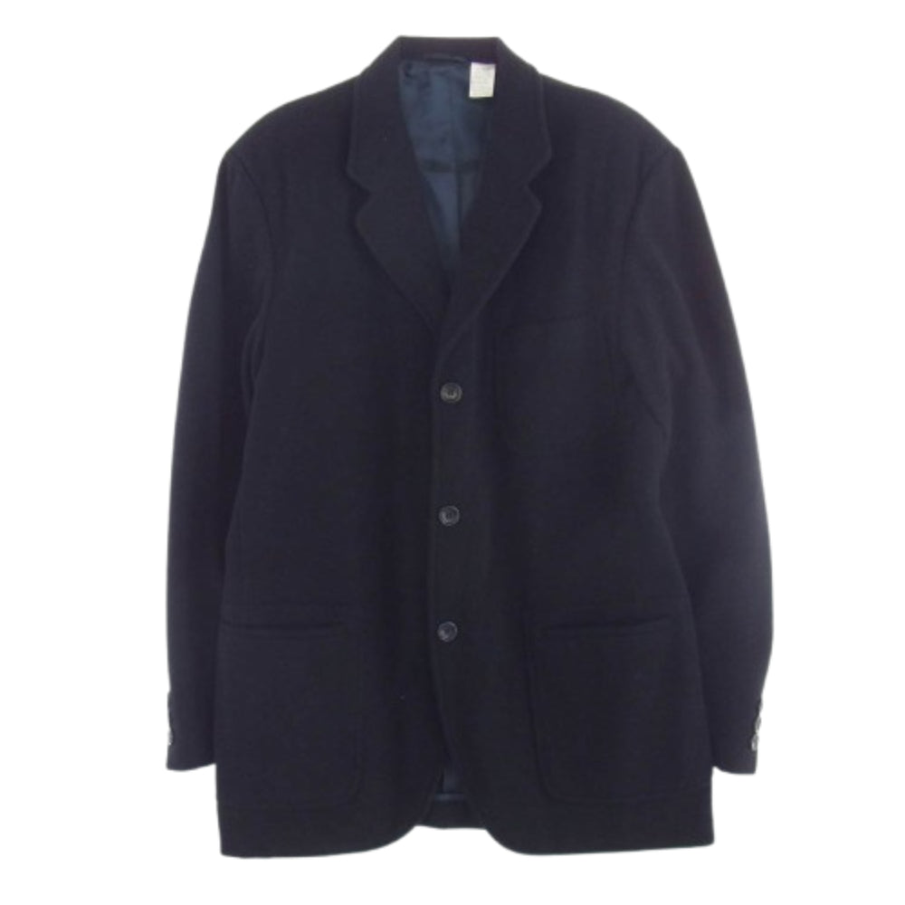 CALVIN KLEIN カルバンクライン イタリア製 3B テーラード ウール ジャケット ネイビー系【中古】