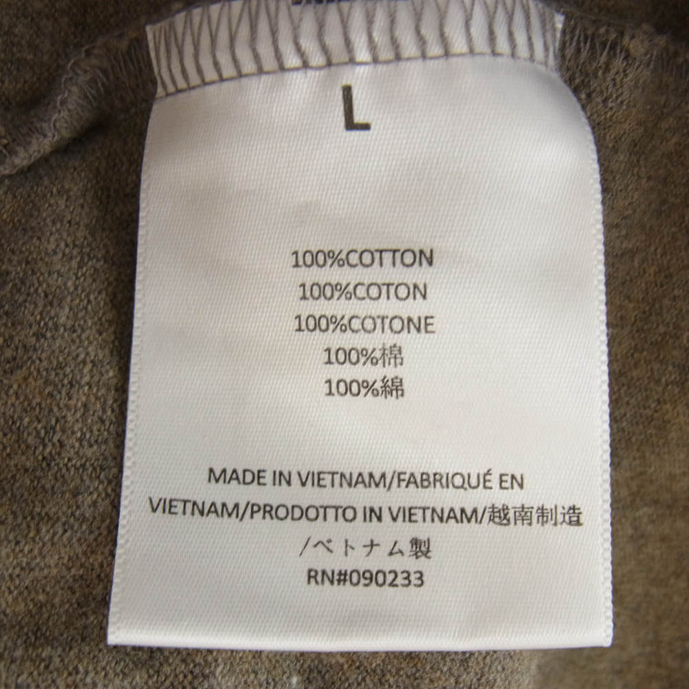 FEAR OF GOD フィアオブゴッド FOG ESSENTIALS エッセンシャルズ Core Collection Heavy L/S Tee 長袖 Tシャツ カーキ系 ベージュ系 L【中古】