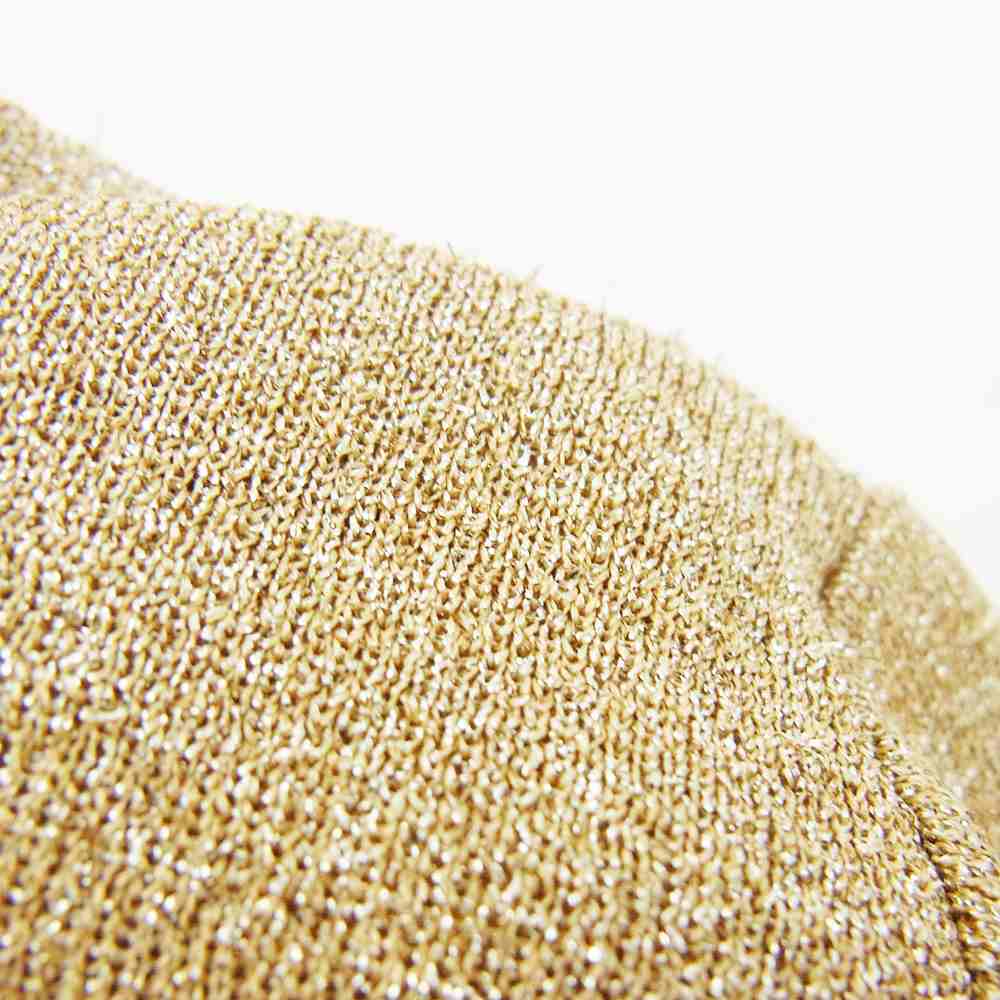 HYSTERIC GLAMOUR ヒステリックグラマー 01173ND05 アームロゴ ラメ ジップアップ パーカー ゴールド系 FREE【中古】