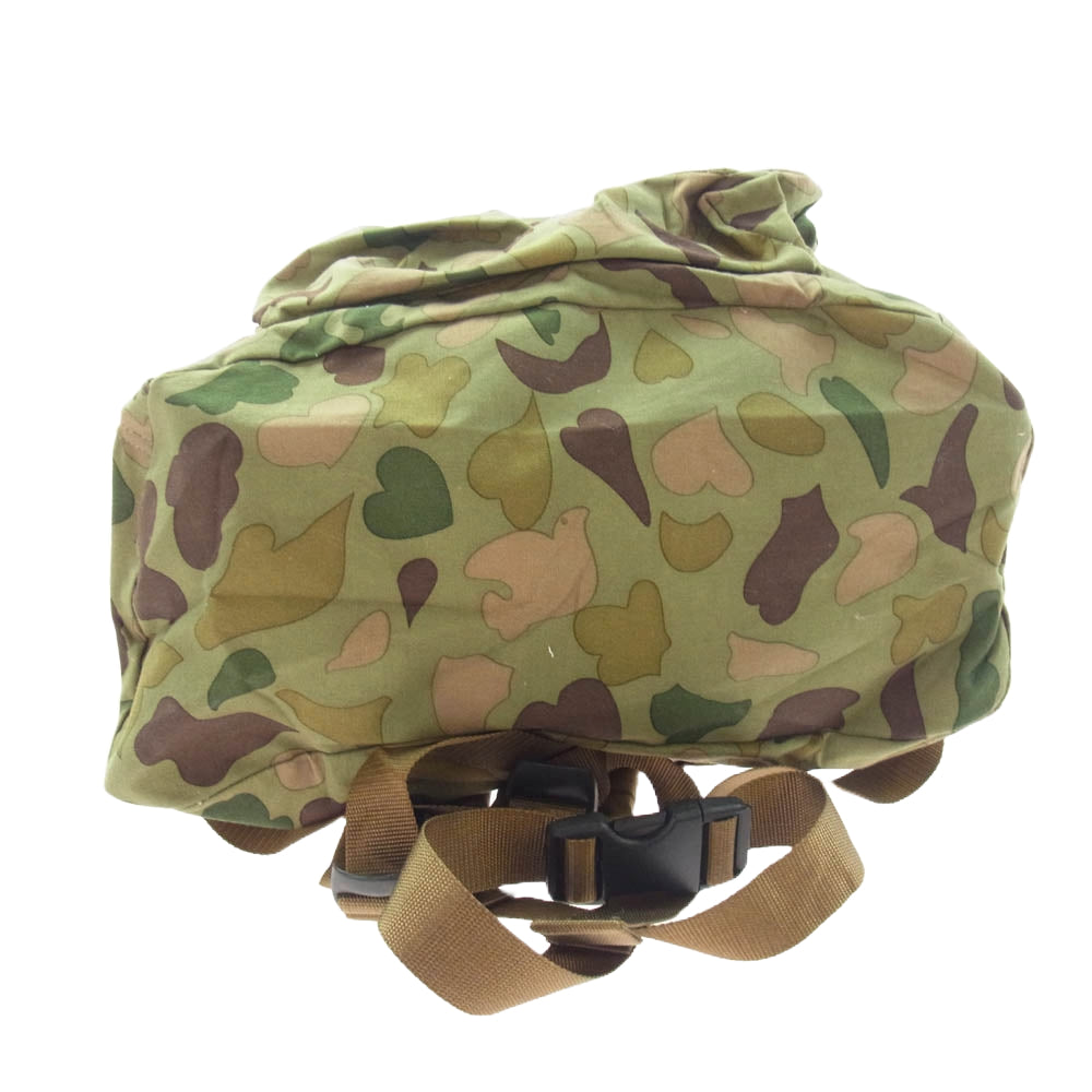 フリーシティー カモフラージュ リュック バックパック カーキ系【中古】