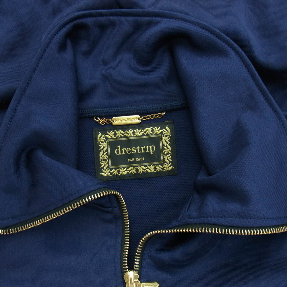 drestrip ドレストリップ ロゴ刺繍 百式 トラックジャケット ネイビー系 2【中古】