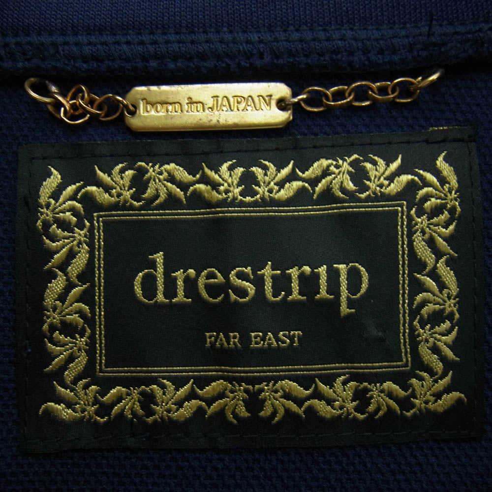 drestrip ドレストリップ ロゴ刺繍 百式 トラックジャケット ネイビー系 2【中古】